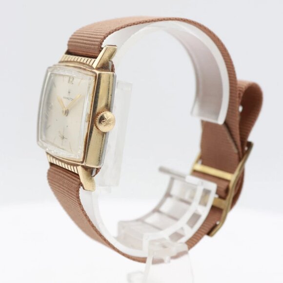 Vintage Hamilton Gary Men's Mechanical Wristwatch 686 Swiss Steel & 10k RGP - Picture 5 of 5